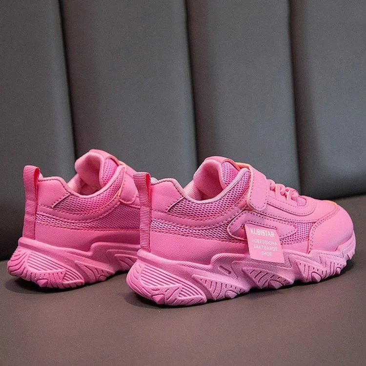 New Pink Girls Sport Sneakers Autumn Mesh Breathable Soft Running Shoes For Children High Quality Non Slip Kids Casual Shoes Sandal for girl