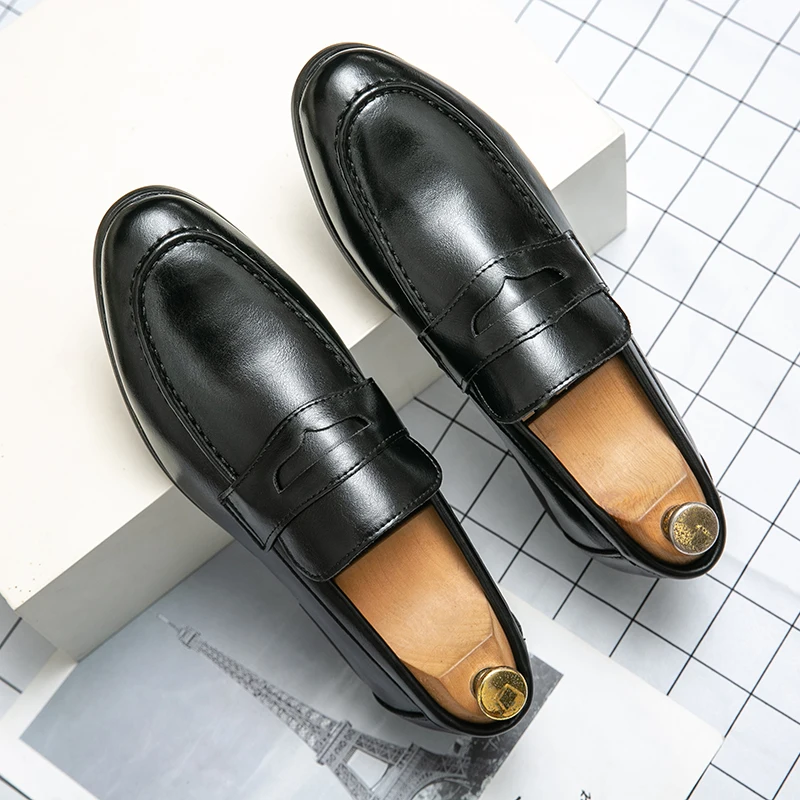 Men's Dress Shoes Trend Casual Business Leather