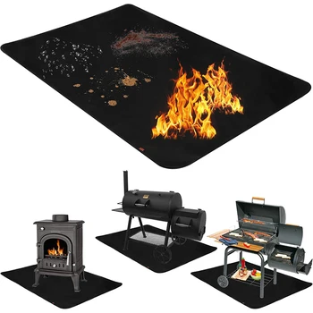 LMETJMA Heat-Resistant Under Grill Mat – Waterproof & Fireproof 1