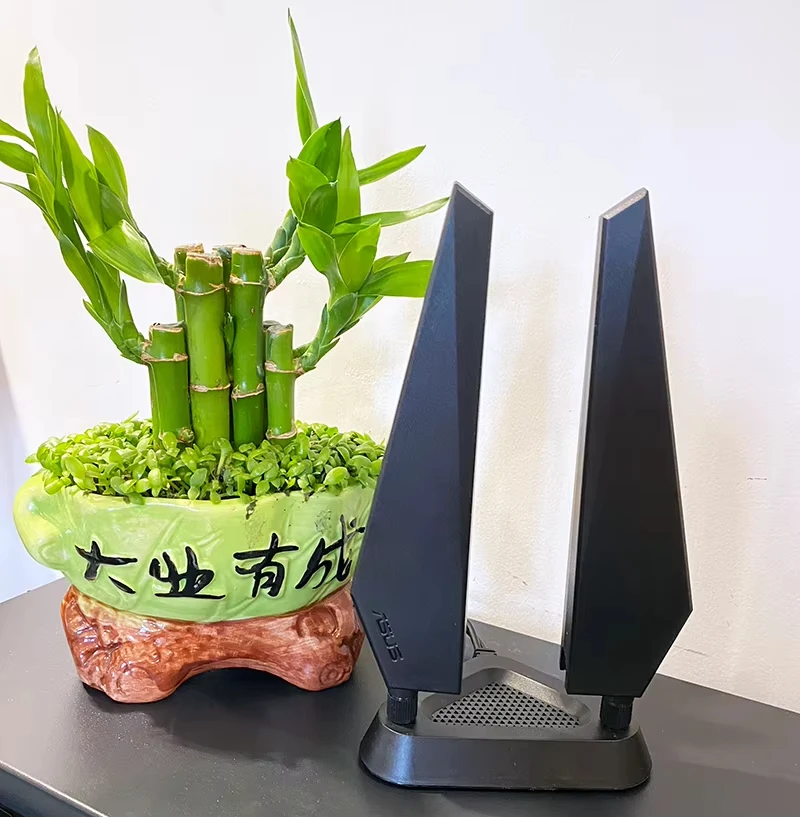 2.4G 5G Dual Band WiFi Antenna ASUS AC5300 Amplifier Magnetic Long Range Mobile Phone Router Modem Network Card Signal Booster