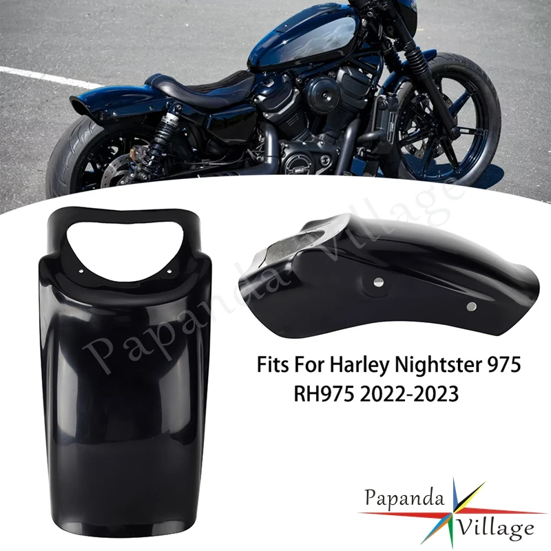 

Черный задний брызговик для Harley Nightster 975 RH975 2022-2023, аксессуары для мотоциклов, брызговик, приключения, брызговик, передний брызговик