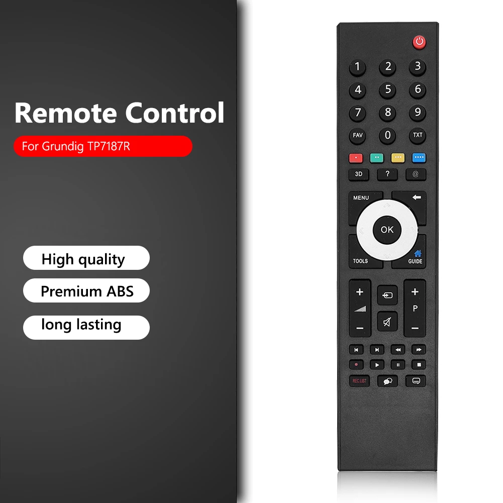 Tv Remote Controller For Grundig Tp7187r Smart Tv Replacement Abs Remote  Controller Television Smart Tv Media Player Controller - Remote Control -  AliExpress