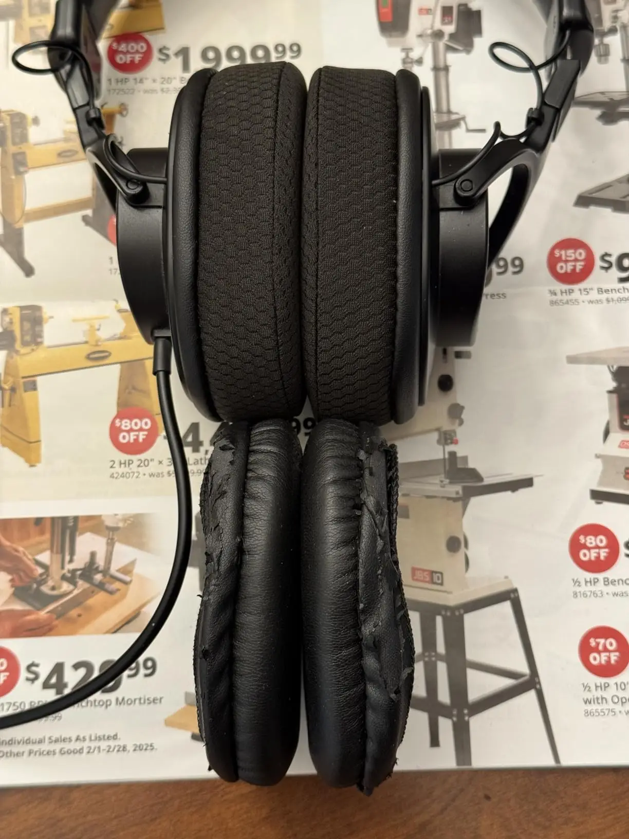 MDR7506 Memory Foam Earpads for Sony MDR-7506 MDR 7506 V6 V7 MDR-CD900ST Headphone Replacement Ear Pads Cushions