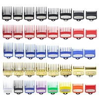 8pcs/10pcs universal hair clipper limit comb guide attachment set for wahl clippers hair clipper combs hair cutting guide comb 1