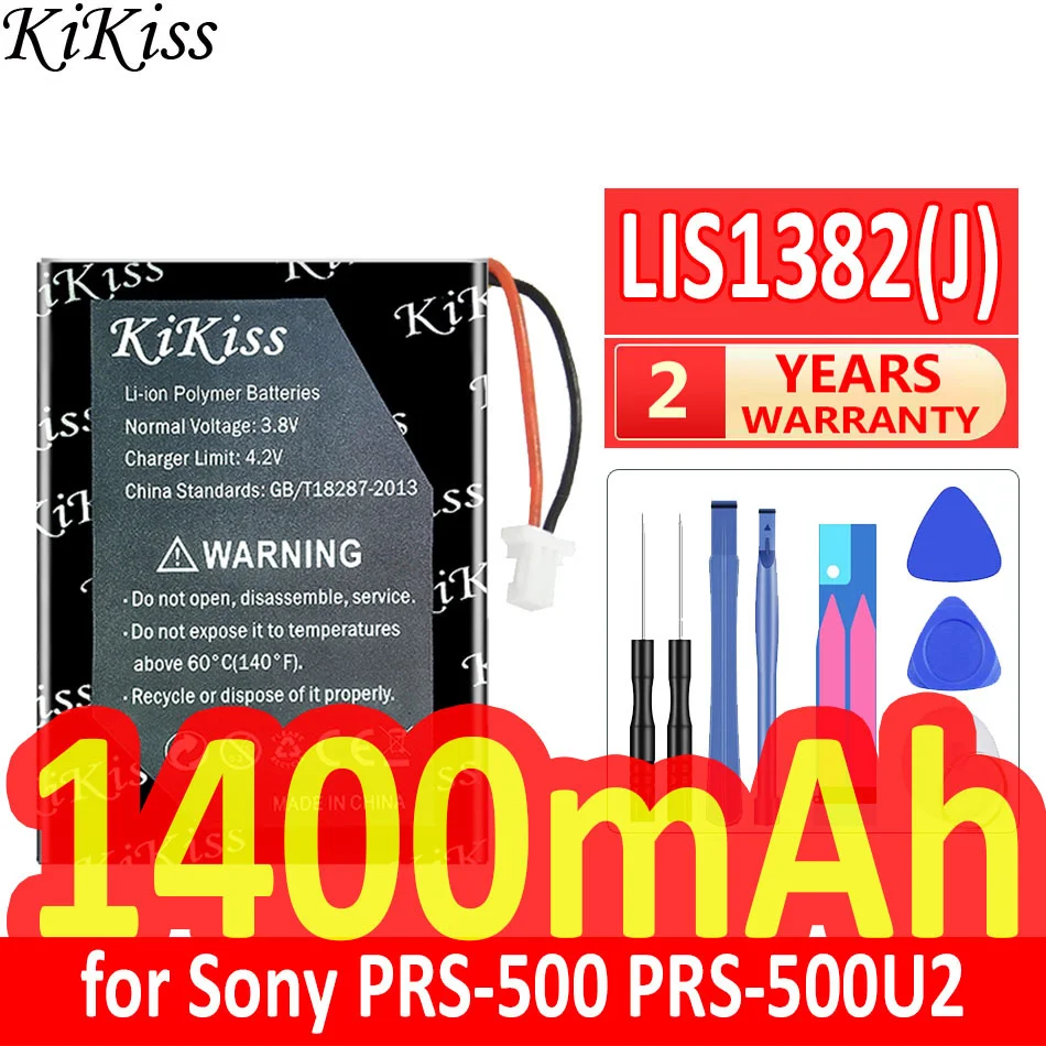 1400Mah Kikiss Potente Batteria Lis1382 (J) Per Lettore Portatile Sony Prs-500 Prs-505 Prs-700Bc Prsa-Cl1 Prs-500U2