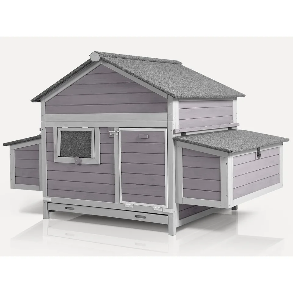 Expandable Large Chicken Coop with Nesting Boxes