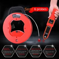 Wireless pipeline blockage detector Electrician plastic pipe PVC pipe threading pipe blockage detector Wall blockage remover 2