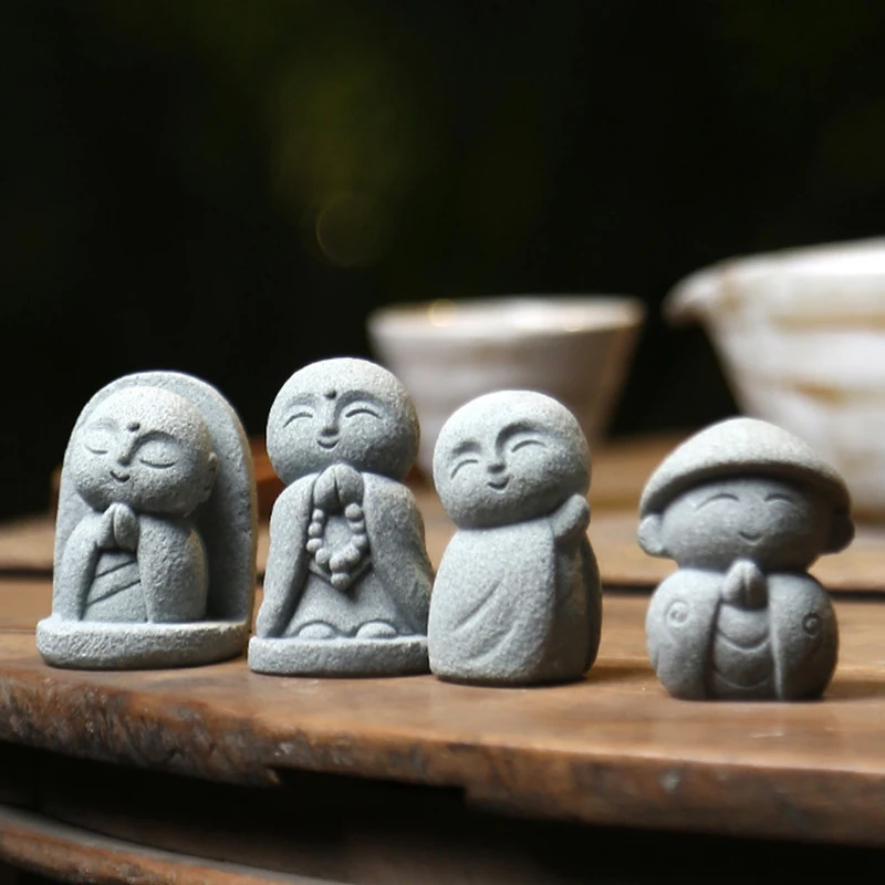 De Lachende Boeddha Met Yuanbao Feng Shui / Rijkdom Geluk En Langleven 14cm Zwart