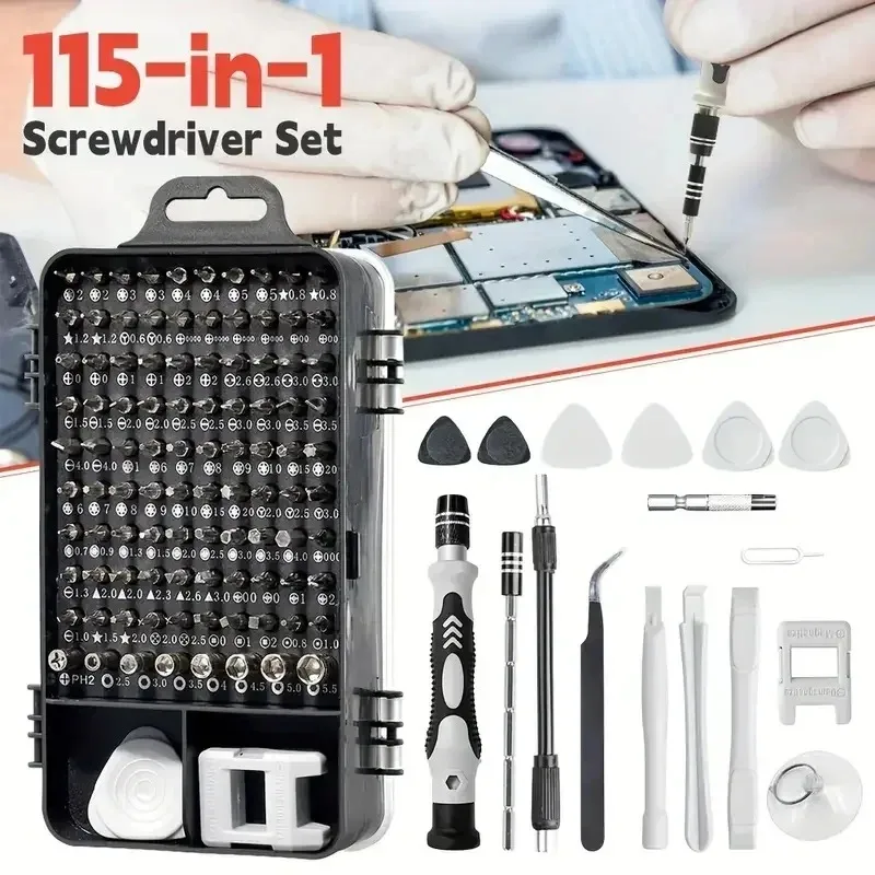 Precision Screwdriver Set with Case for Computer iPhone PC Household Electronics