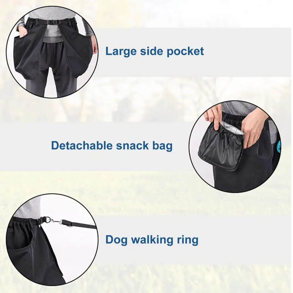 

Compact Pet Snack Carrier Capacity Pet Trainer Waist Bag for Outdoor Dog Treat Pouch Feeding Portable Dog Snack Bag for Training