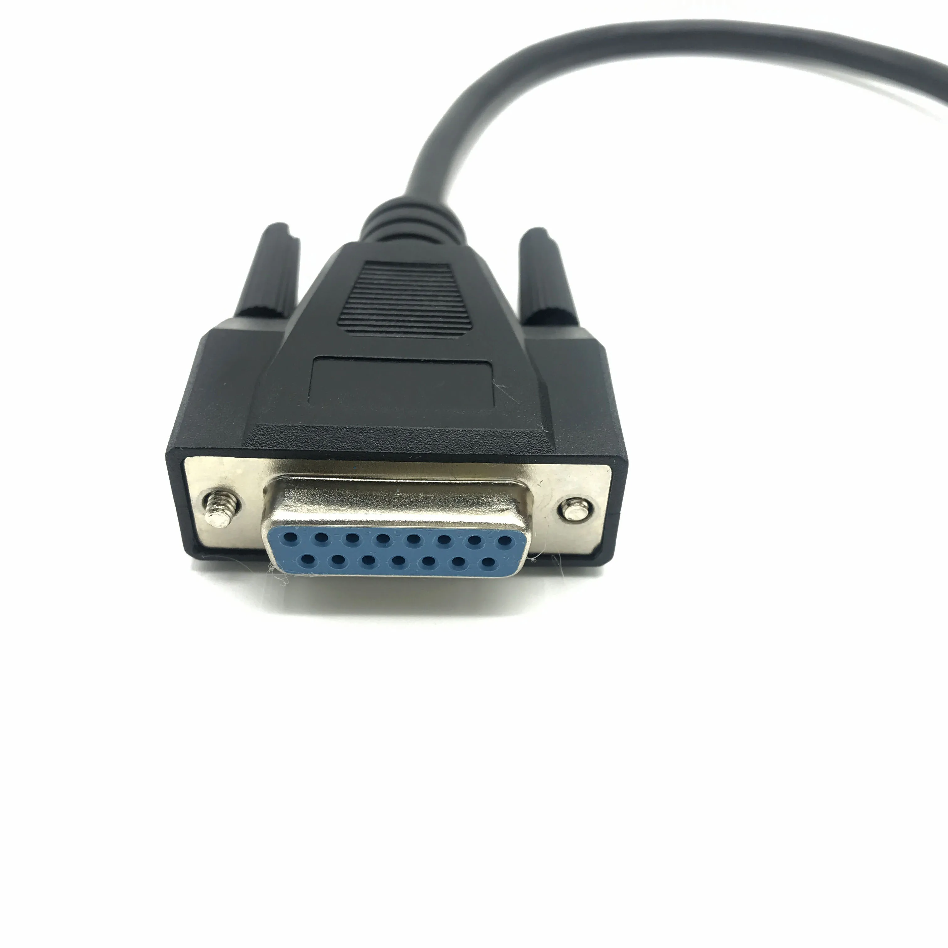 Cabo Especial Feito sob Encomenda Db15 Duas Linhas de Fio Todo o Fio de Cobre com Blindagem Medidor de pé Db15 Macho para Macho a Extensão Fêmea - Imagem 5