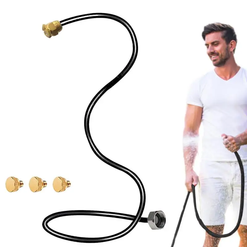 Flex Mist Stand Outside Misters System Line With 3 Replacement Nozzles