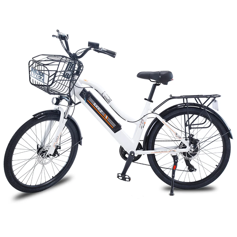 

26inch Women's Hidden Battery Aluminum Alloy Electric Bike Ultra Light Lithium Battery Adult Assisted City E Bicycle