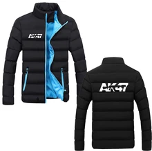 

Cotton jacket AK 47 Printed Jacke Men Autumn Winter New Sportswear Men Sportswear Men's zipper Men's Jacket Men/Women Oversized