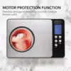 Ice Cream Maker Machine Automatic 2.1 Qt with Built-in Compressor, LCD Digital Display & Timer, No Pre-Freezing, ICM-200LS 4