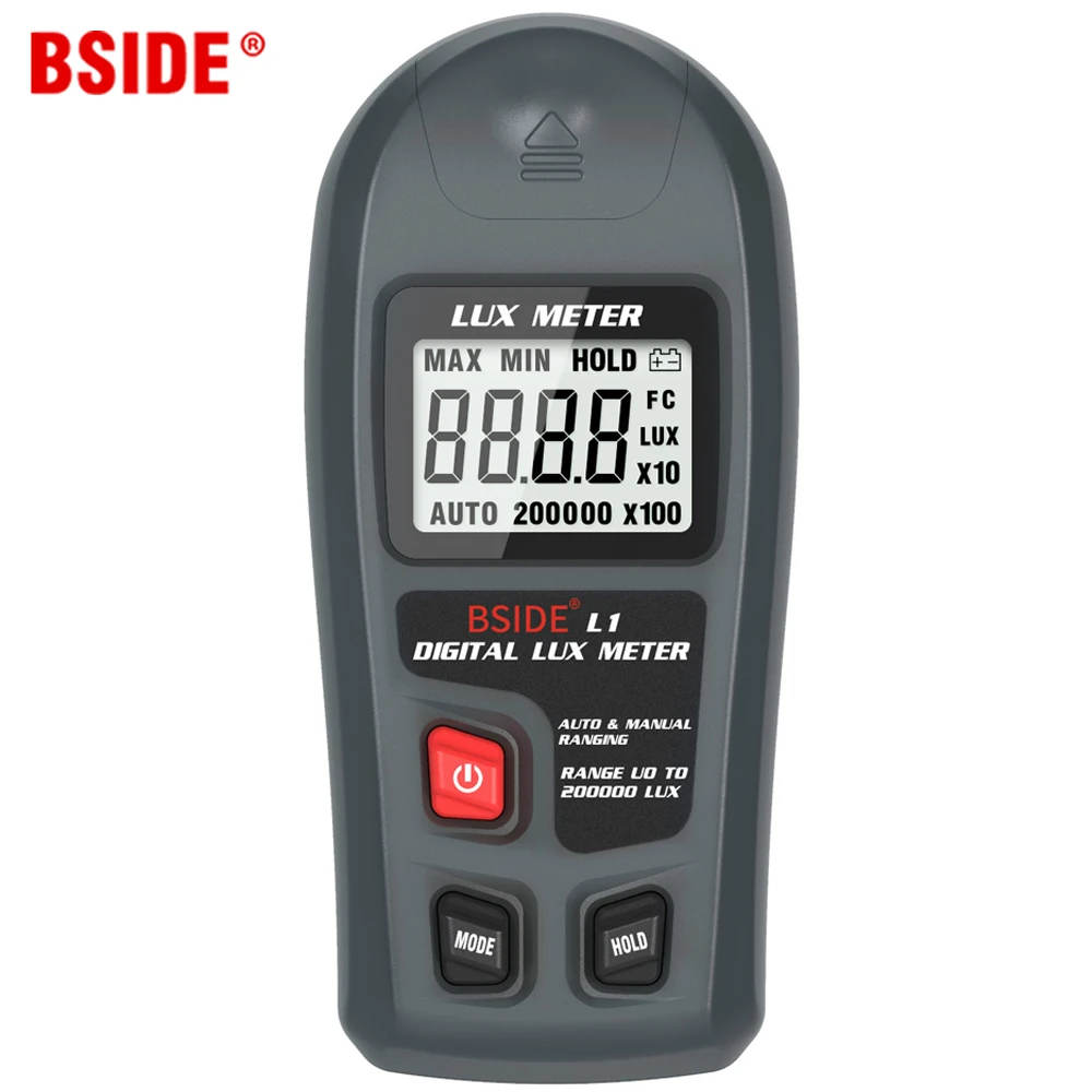 BSIDE-Digitale-Lux-Meter-illuminometer-LCD-Tasche-Licht-Meter-Lux-FC ...