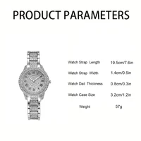 2023 Luxury Watches Women Diamond Rhinestone Fashion Elegant Wristwatch Quartz Watch Ladies Clock For Girl Relogio Feminino 2