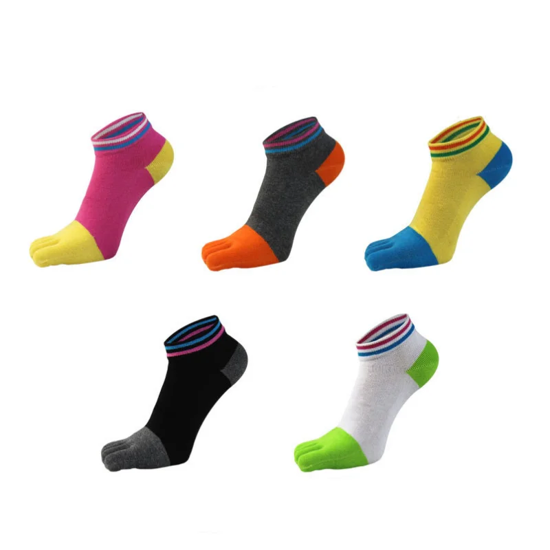 5pairslotFiveFingerSocksWomensCottonLowCutSocksBoatSocks