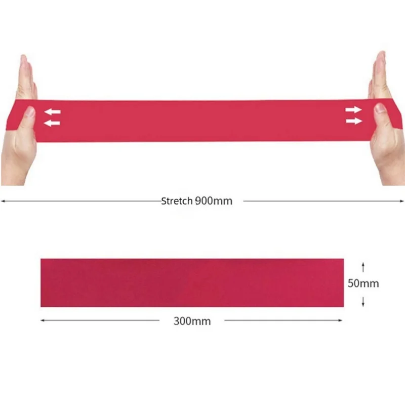 Yoga Resistance Band Women's Squat Hips Tension Bands Pilates Gym Fitness Equipment Tension Slim Legs Slim Hands Elastic Circle yoga resistance bands
