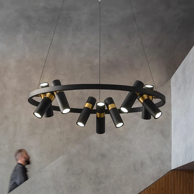 Modern Home Decor LED Spot Light Pendant Lamps Interior Nordic Chandelier For Living Dining Room Restaurant Hanging Light