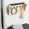 Key Holder For Wall Adhesive Key Organizer Shelf With Hooks Aesthetic Key Holder Wall Decor For Hallway Bedroom Entryway Living 4