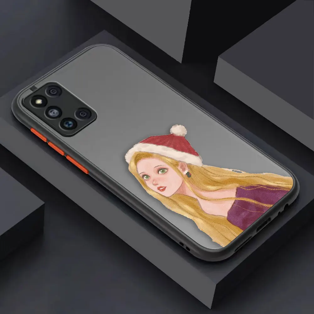 thumbnail image 1 of Funda mate para Samsung Galaxy M62 M53 M52 M51 M33 M32 M31 M30S M23 5G J8 J7 J6 J5 carcasa d-princesa Disney maquillaje de Navidad, 1 of 5