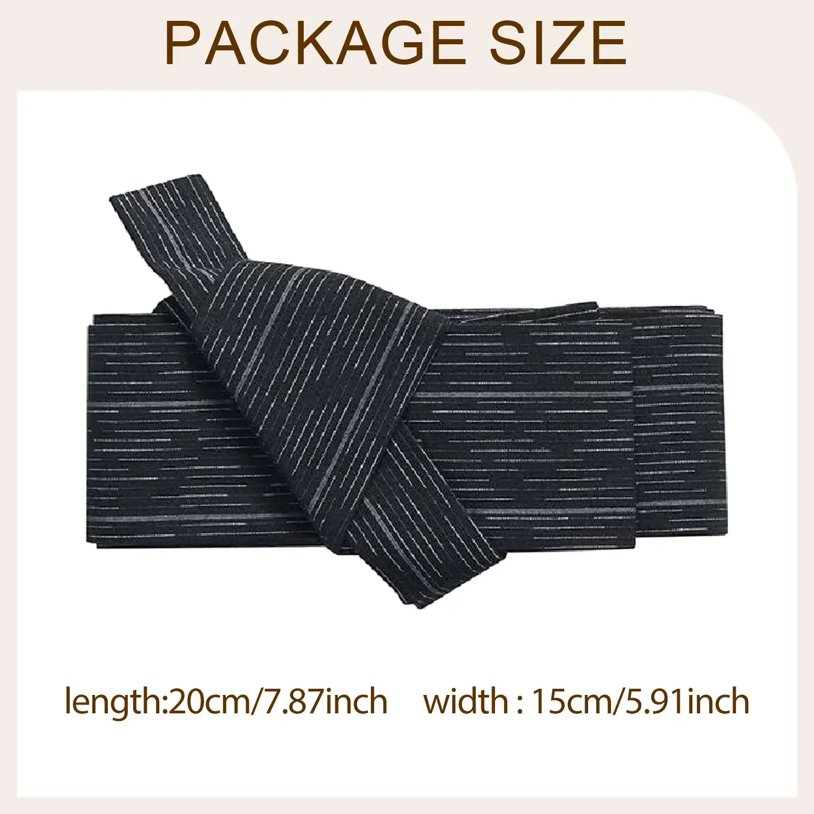 Kimono Obi Belt for Men Comfortable Waist Band Polyester Portable Traditional