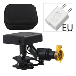 Wireless Portable LED Dental Headlight with Optical Filter (5W Wireless EU Plug)