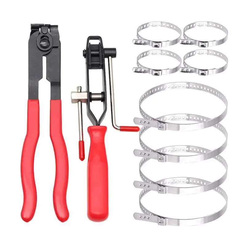 

Pex Crimping Tool Kit Pipe Hose Cutter Stainless Fitting Tool Kit With Storage Bag Ratchet Set Copper Pipe Crimping Tool