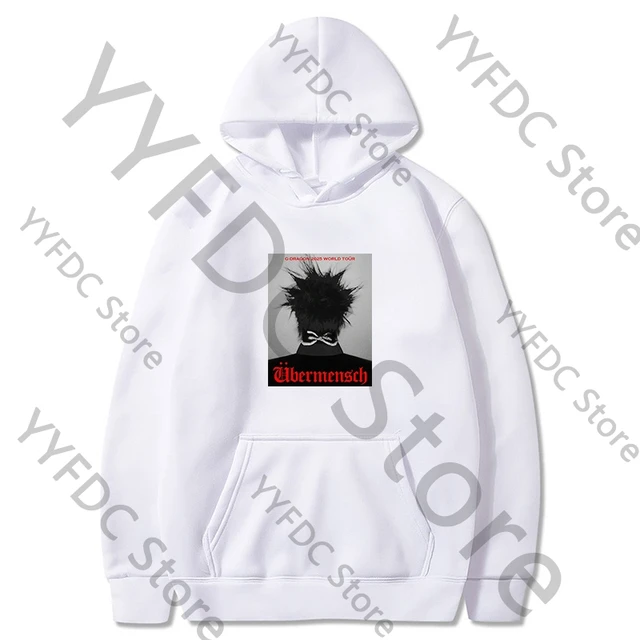 G-DRAGON ÜBERMENSCH フーディージップアップF ホワイト G-DRAGON - Hoodie Zip-Up [2025 World Tour 'Übermensch