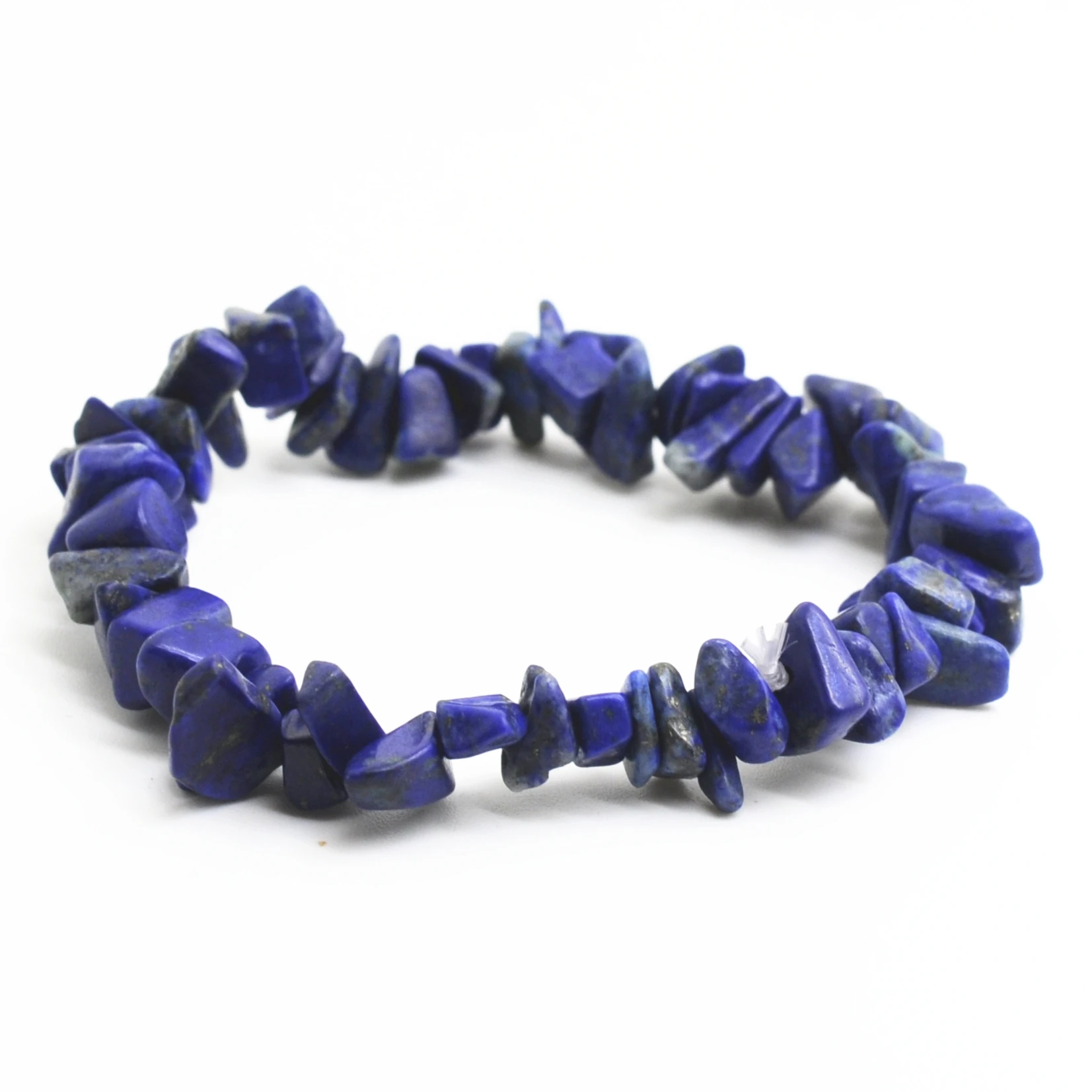 Aqeeqee Lapis Lazuli Men's Bracelet - Natural Gemstone Stretch Bracelet For Healing & Reiki - View #8