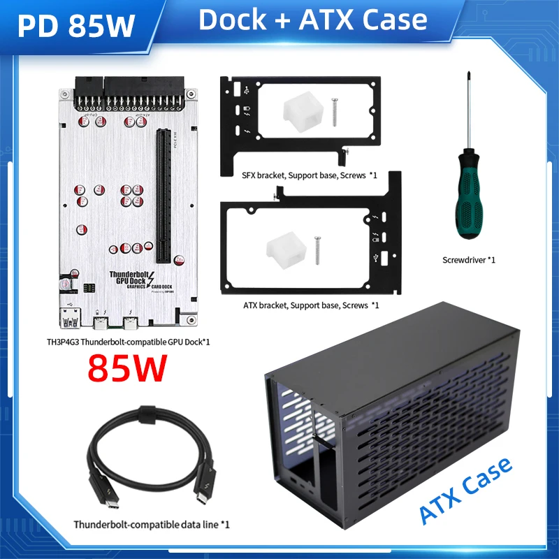 TH3P4G3 USB4 Thunderbolt4/3 互換 GPU ドック ラップトップから PCIe