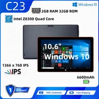 Hot 32-Bit 10.6" Windows 10 Tablet PC EZpad C23S 2GB RAM 32GB ROM Intel Z8350 Quad Core 1366 x 768 IPS HDMI 1*USB 3.0 6600mAh 1