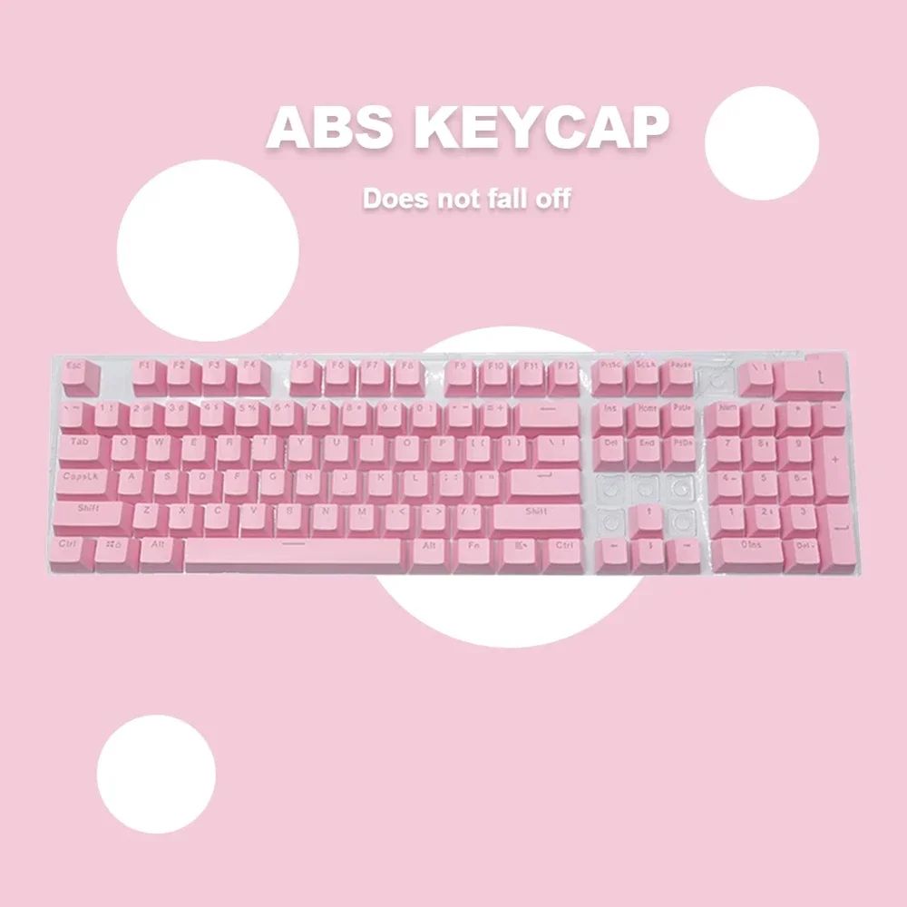 Neue 104 stücke Double-shot Hintergrundbeleuchtung Universal Ersatz Key Cap Set ABS Transluzente Tastenkappen OEM Profil Für Mechanische Tastatur – Detail 4