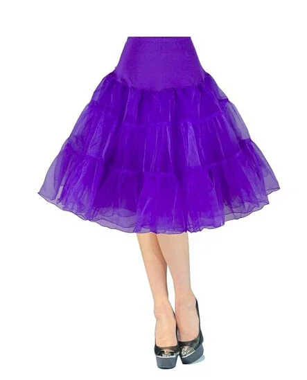 Wedding Petticoat Puffy Short Organza Halloween Women Crinoline Vintage Underskirt