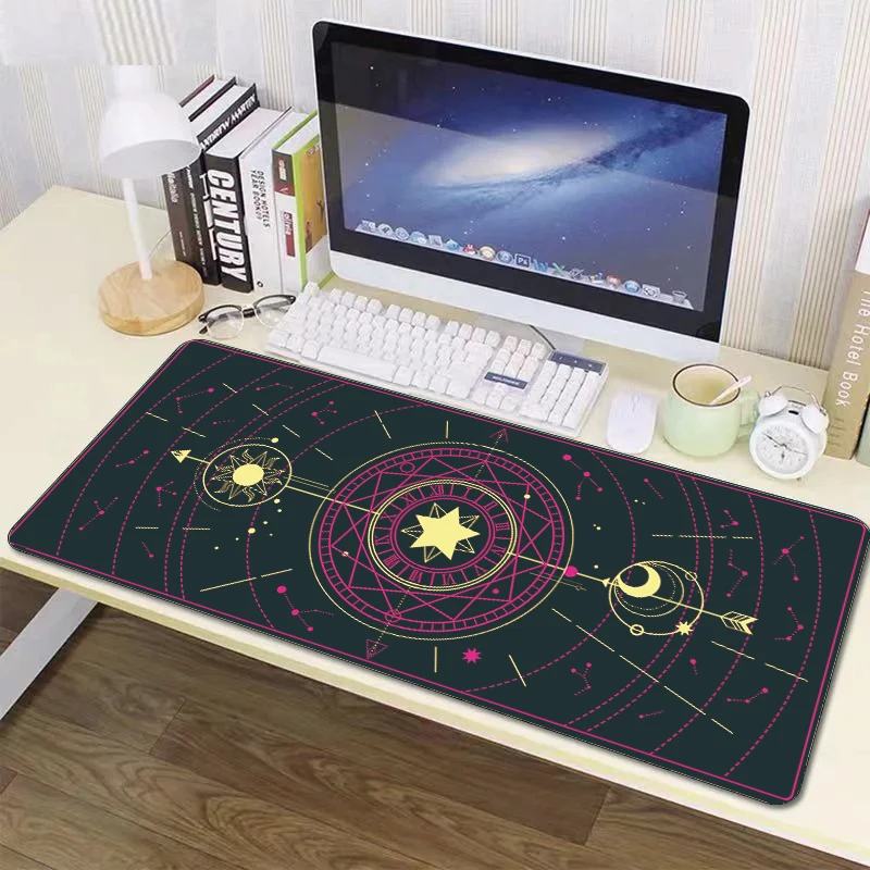 

Large Art Design Pattern Mouse Pad Computer Office Game Table Mats XXL Notebook Gaming Keyboard Mousepads Long Desk Carpet Pads
