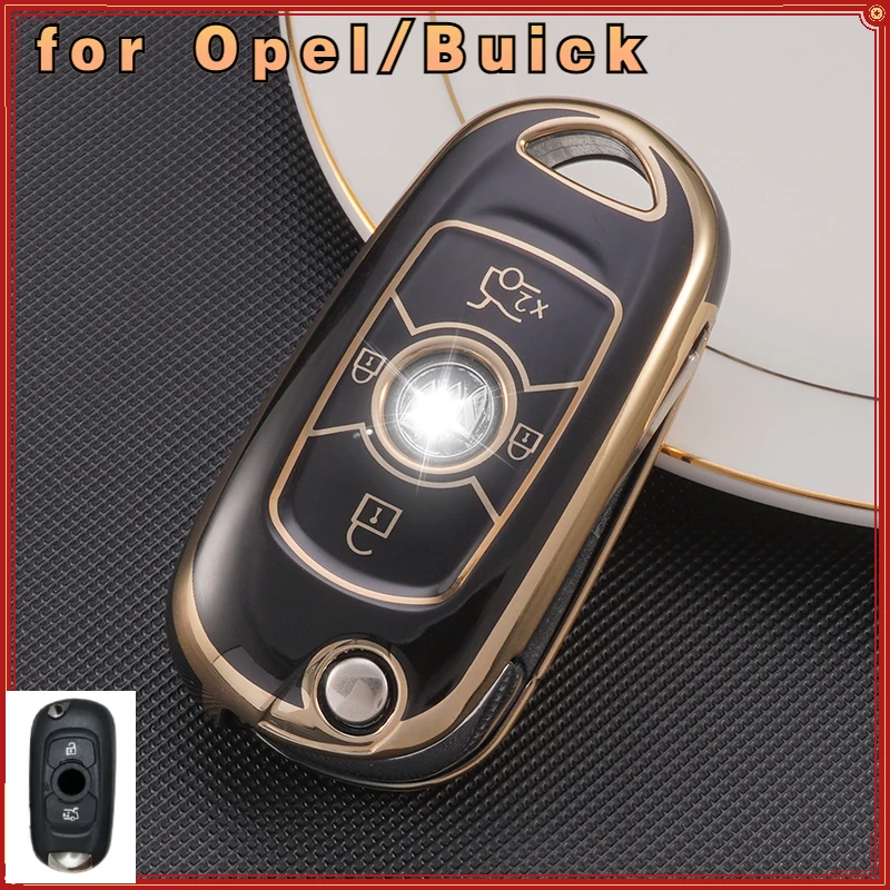 Portachiavi Pieghevole Per Auto Custodia Per Custodia Portachiavi Per Opel Vauxhall Astra K Corsa E Per Buick Verano Encore Gl6 Accessori