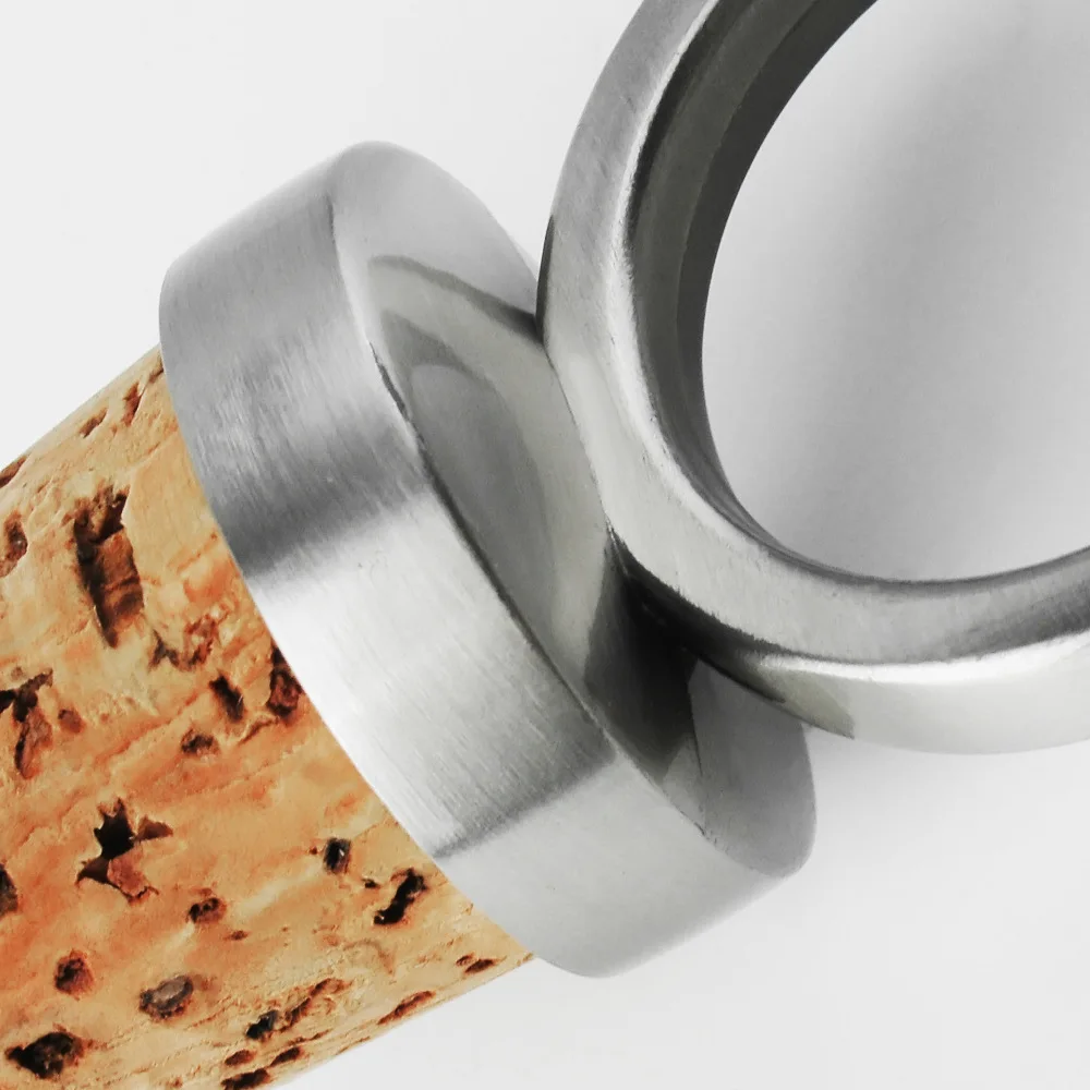 Ring Buckle Bottle Stopper Home Brew Wine Jar Plug Beer Bottle Oak Cork Pudding Container Wood Lid Cap 17mm Bottl Cap Keeper