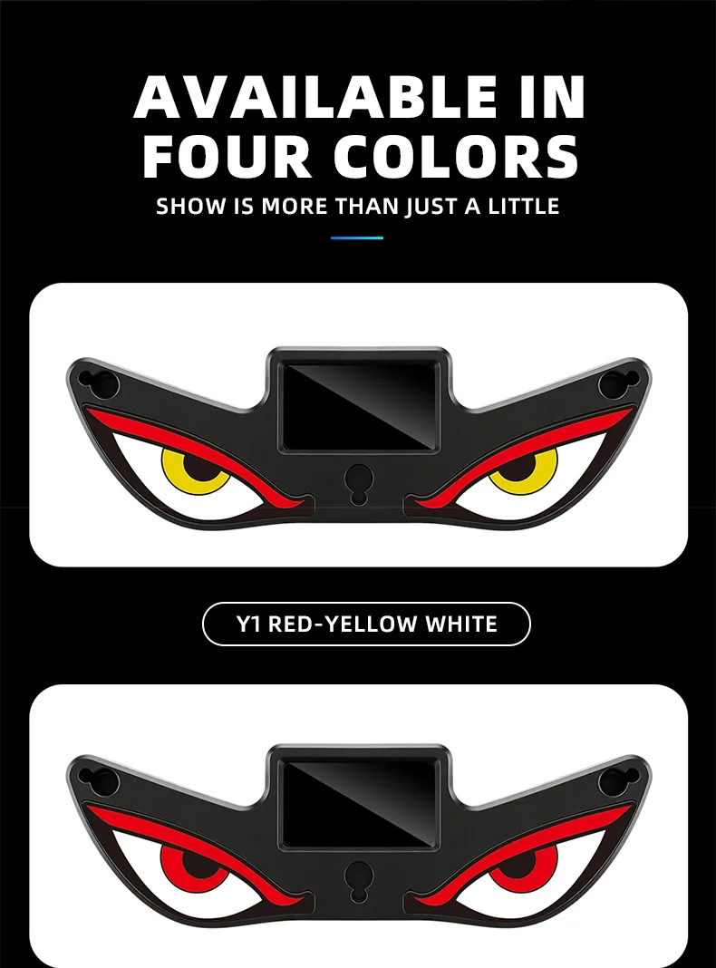 Solar Powered Car Neon Light Wireless Cool DEMON EYE Led Ambient Light Suction Cup USB Rechargeable Atmosphere Breathing Lamp