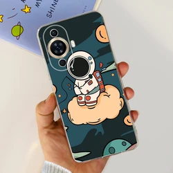 Cute Painted Clear Silicone Soft TPU Phone Case for Huawei Nova 11 Series (748)