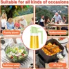 16oz/470ML Glass Oil Dispenser with Automatic Flip Lid  2in1 Kitchen Bottle,Cooking Sprayer,Leak-Proof Design,Oil Spray Bottle 6