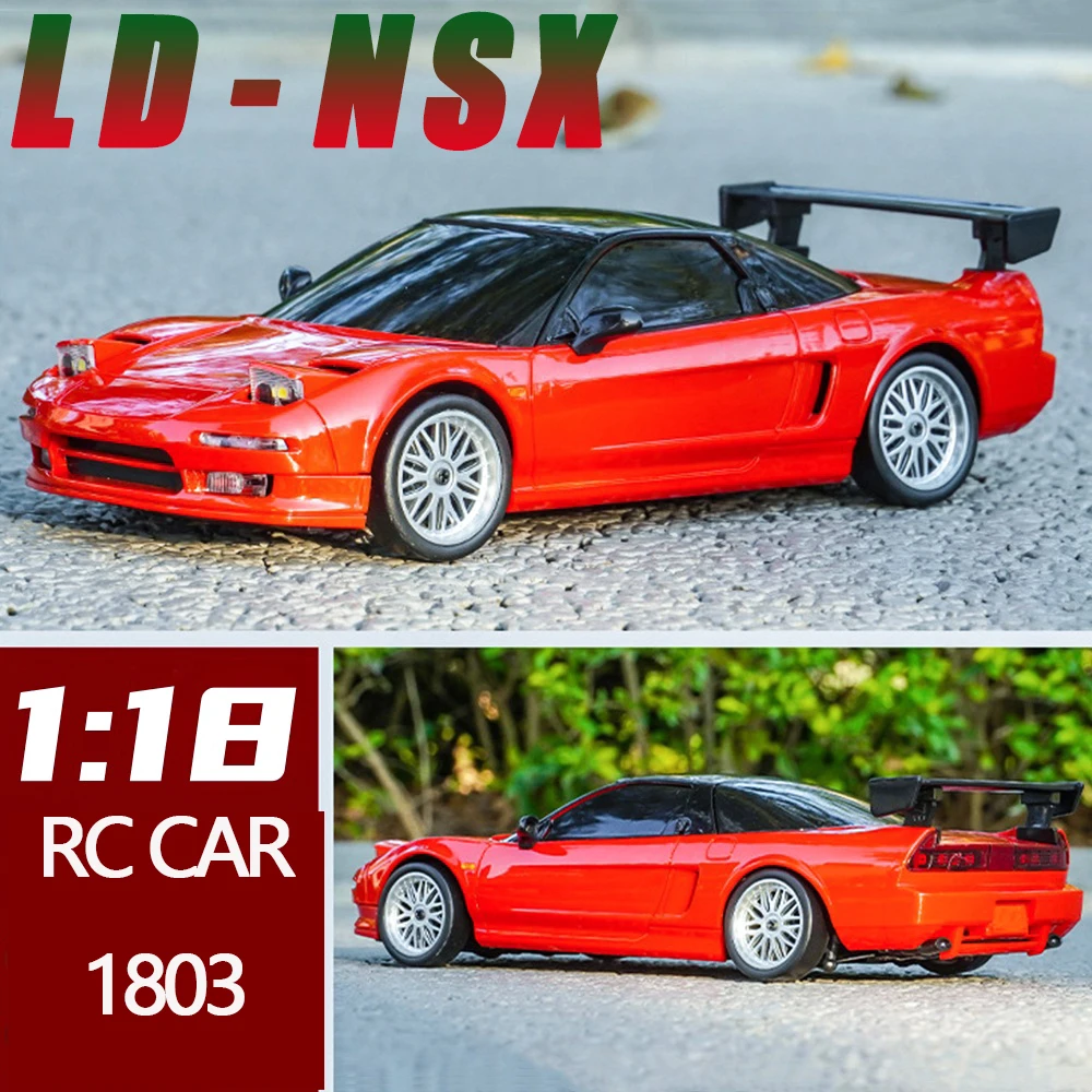 

Ldrc Ld 1803 Nsx 1:18 2.4g Remote Control Car Simulated Drift Of Gyroscope Led Light Group Electric Toy Car Remote Control Car