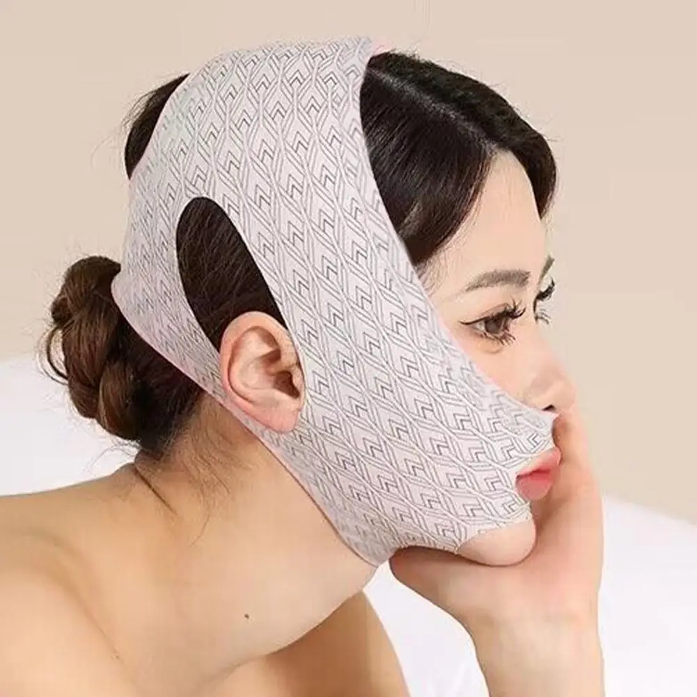 Mento Guancia Fasciatura Dimagrante V Line Lifting Mask V Shaper Face Lift Sleeping Mask Fascia Antirughe Beauty Health Skin Care