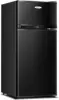 Compact Refrigerator 3.4 Cu. Ft. Classic Fridge with Adjustable Removable Glass Shelves Mechanical Control Recessed Handle 1