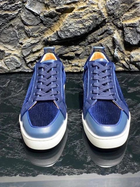 Germuss Luxury Designer Shoes Casual Blue Men Trainers Shoes Brand Driving Outdoor Sapato Hand Made Holiday Gift Zapatos Hombre 6