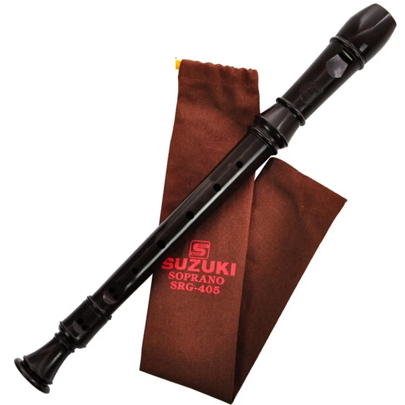 High-Quality SUZUKI SRG-200 SRG-405 Germany Type 8-Holes Soprano Recorder/ Flute Student Beginner Recorder soprano recorder