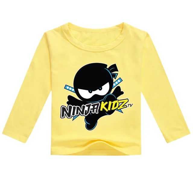 New NINJA KIDZ Boys Girls Long T Shirt 