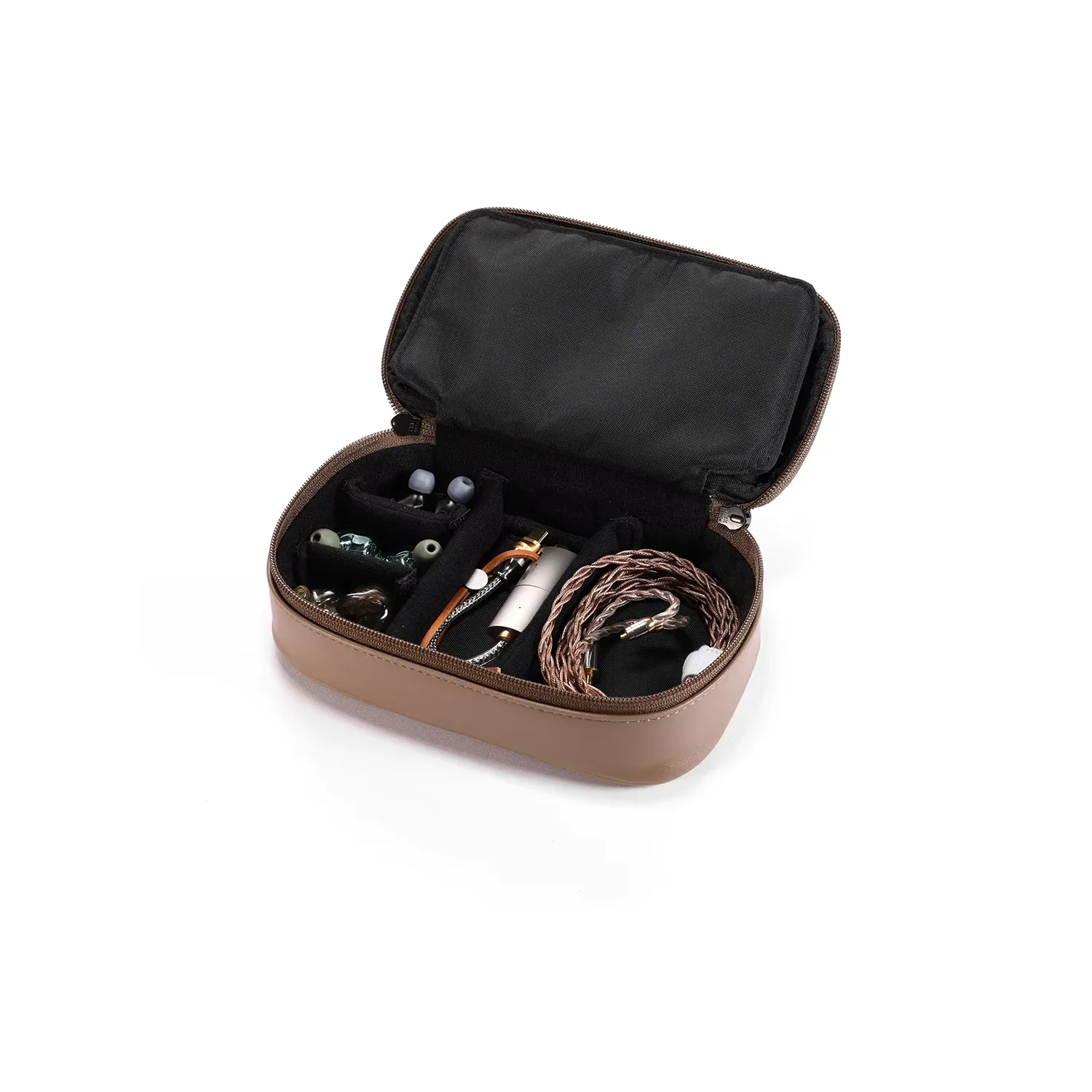 DD ddHiFi CZ180 Portable HiFi Storage Case With Composite Leather And YKK Double Slider Zipper