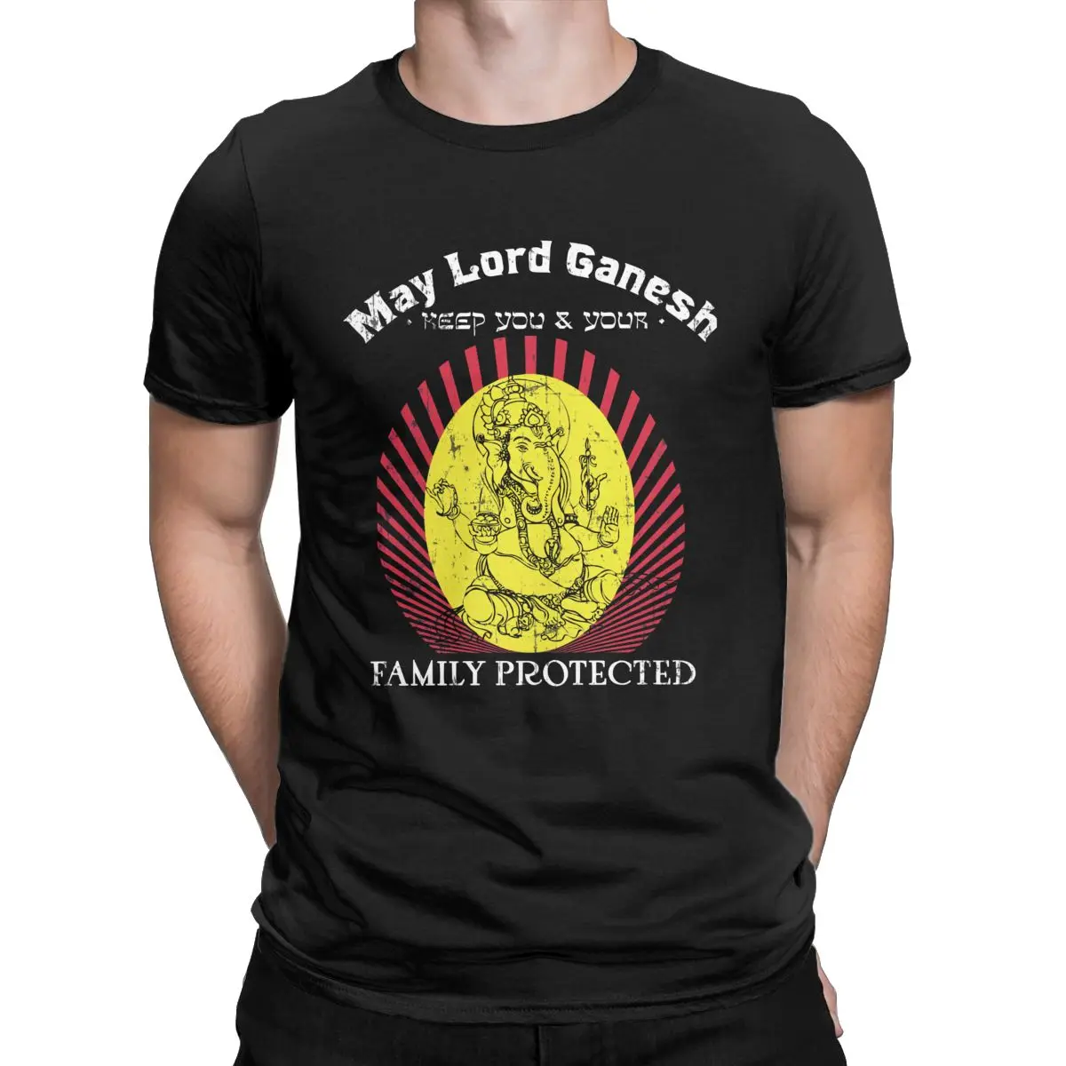 

May Lord Ganesh Keep You And Your Family Protected elephant god lord success hindu deity mythology ganapati 100% Cotton Ganesha