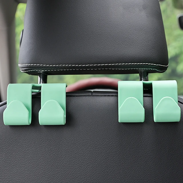 Universal Car Headrest Hanger Hook Multifunction Seat Back Phone Holder Handbag Purse Hanger Fastener Clip Interior Accessories car accessories